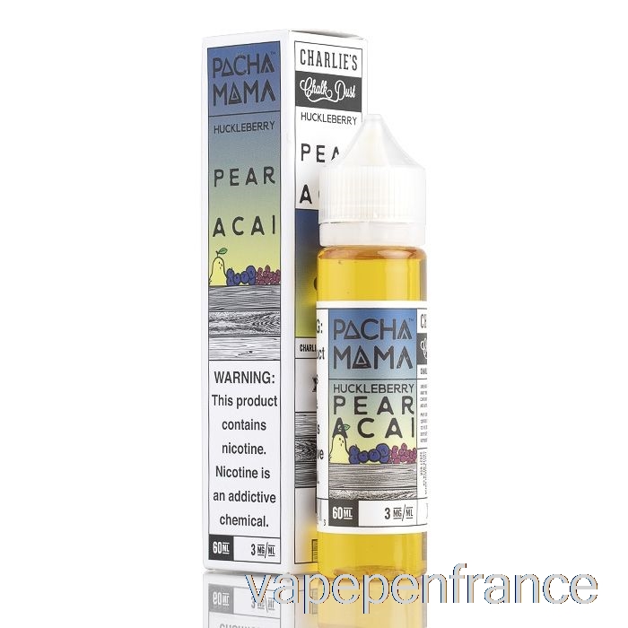 Myrtille Poire Acai - Pachamama - 60ml 0mg Stylo Vape